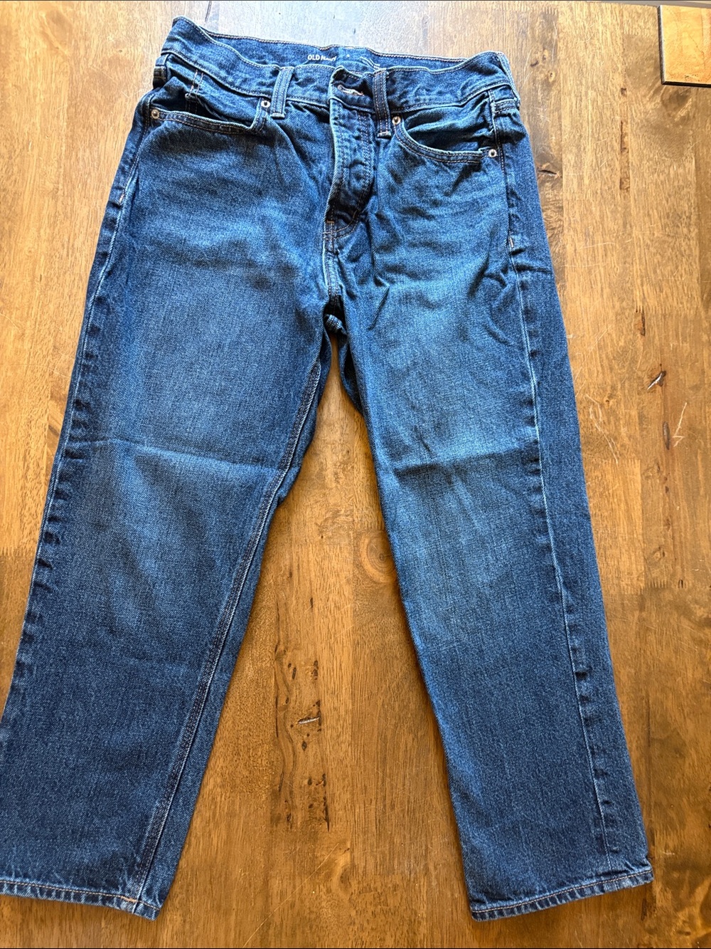 Old Navy high rise slouchy straight Blue Denim Jeans